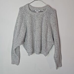 William Rast small gray cropped sweater